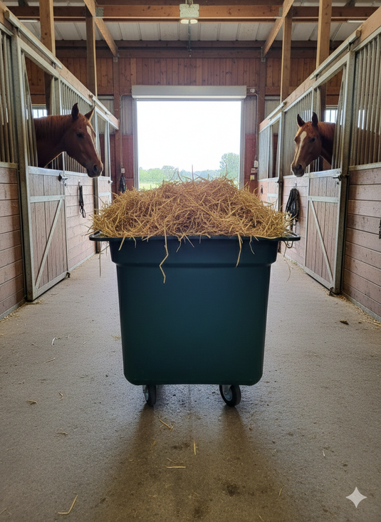 Hay Soaker Cart on Wheels