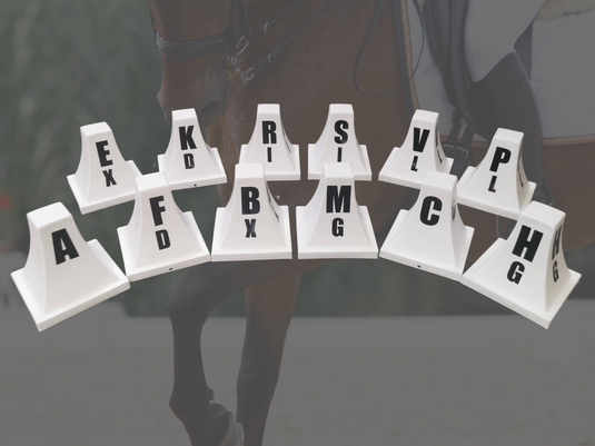 Dressage Arena "Letter" Marker Sets - Sport Horse