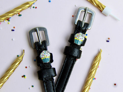 Cup Cake - Teal Spur Straps
