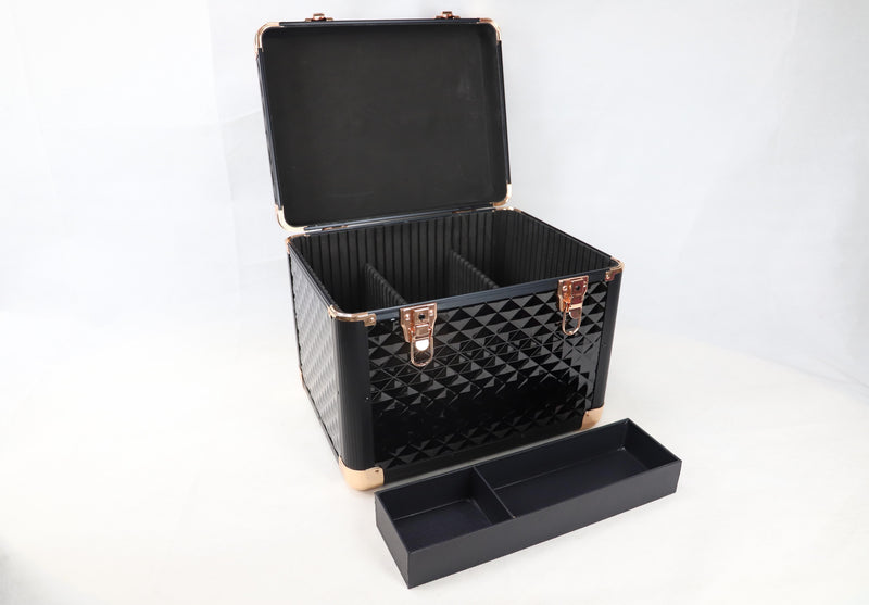 Load image into Gallery viewer, Sport Horse Glam Box Fancy Grooming Box in Black
